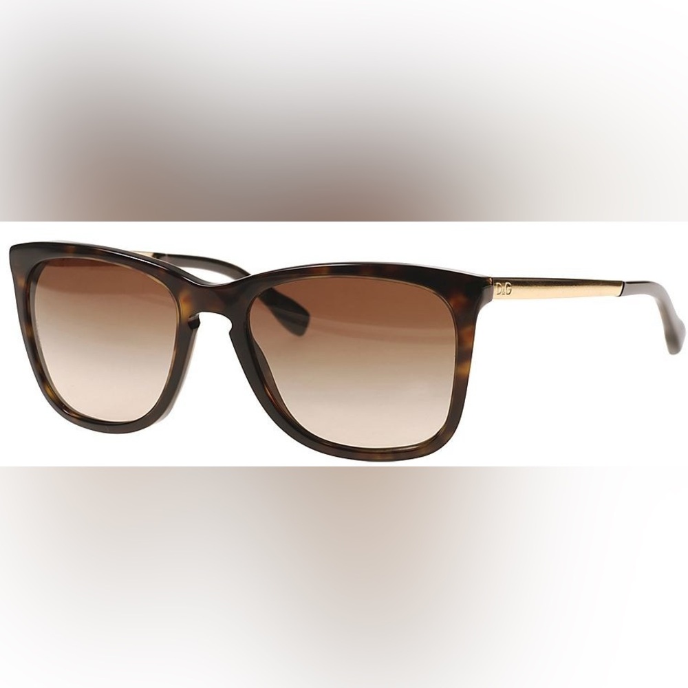 Dolce & Gabbana Tortoise Shell Sunglasses with Black Case